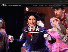 Tablet Screenshot of opatickets.com